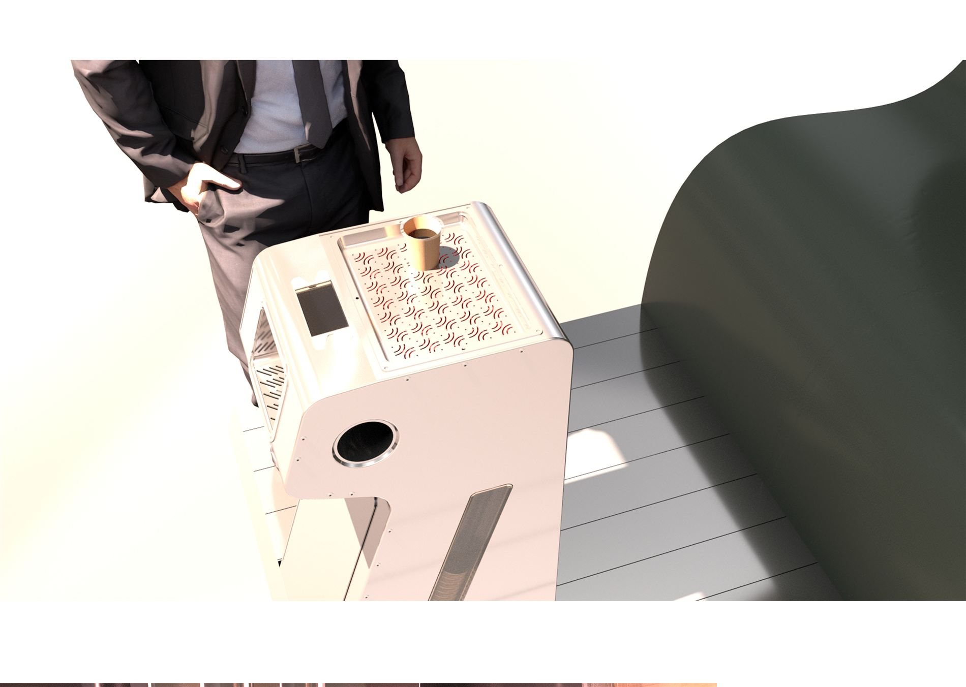 Urn hot drink station